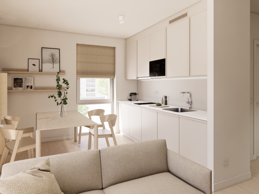 Wohnung zur Miete - Erstbezug 1.354 € 1 Zimmer 36 m² Buschkrugallee 64 Britz Berlin 12359