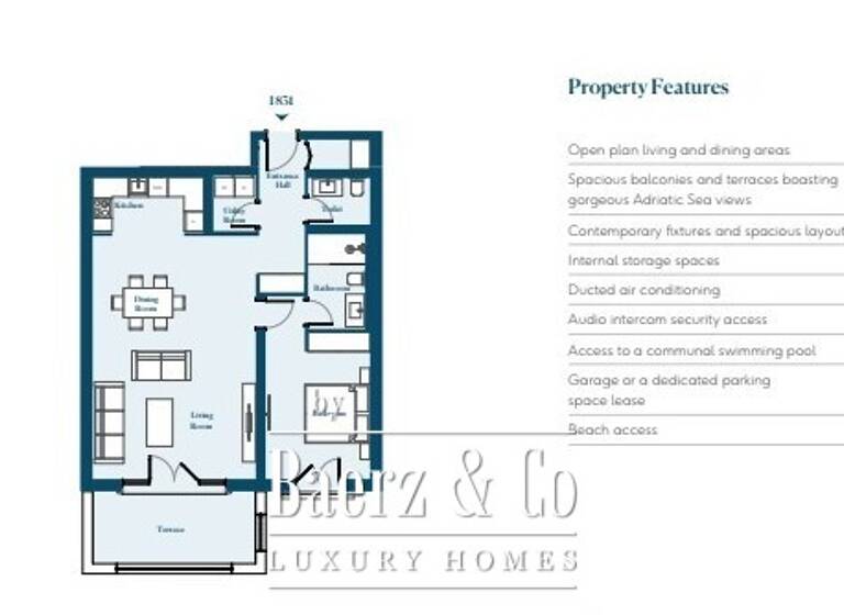 Studio zum Kauf 750.000 € 94 m² tivat