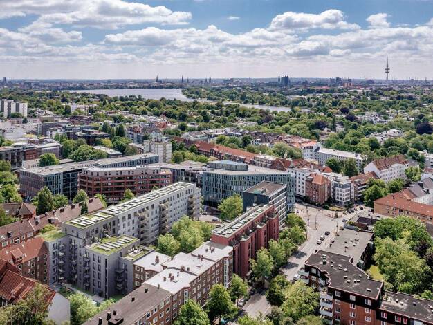 Wohnung zum Kauf - Neubau 1.620.000 € 4 Zimmer 136 m² 1. Geschoss Winterhude Hamburg 22301