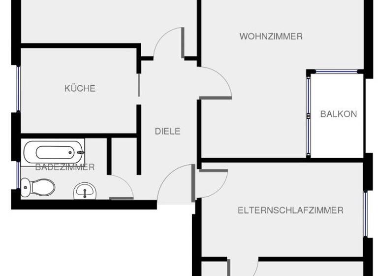 Wohnung zur Miete 717 € 4 Zimmer 74,7 m² 3. Geschoss frei ab 27.04.2026 Von-Plüschow-Str. 33 Manching 85077