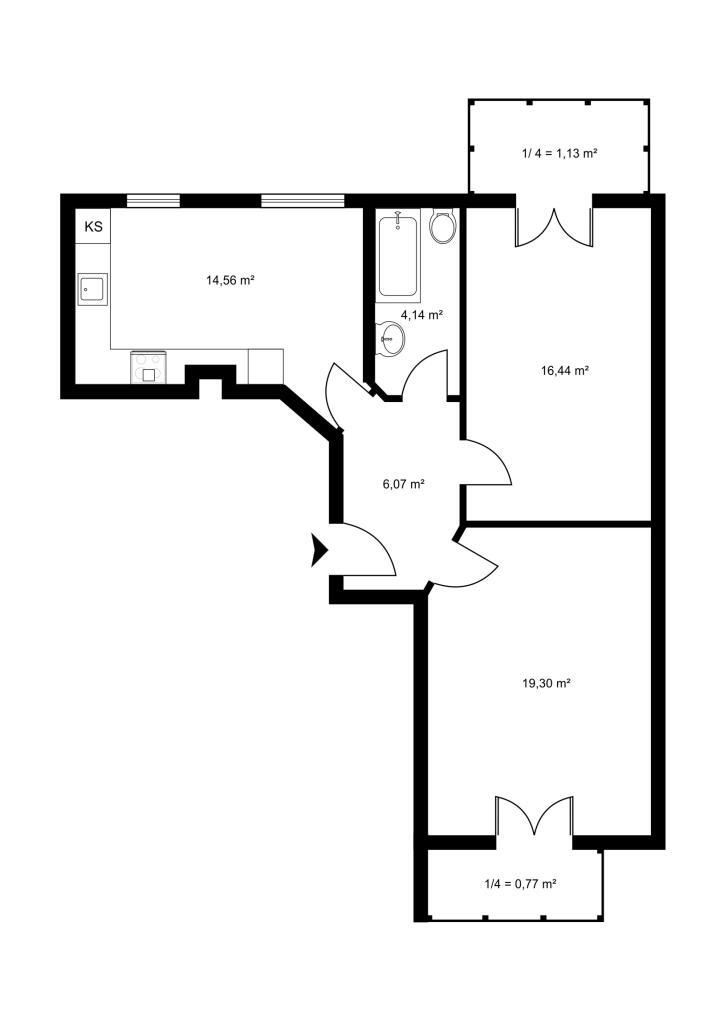 Wohnung zum Kauf 599.000 € 2 Zimmer 69,3 m²<br/>Wohnfläche 4.<br/>Geschoss Eimsbüttel Hamburg 20257