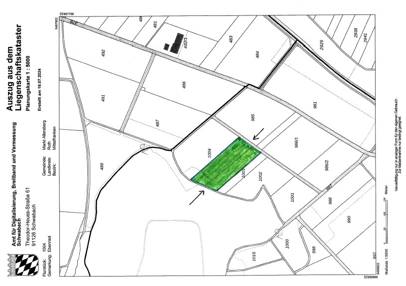 Land-/Forstwirtschaft zum Kauf 150.000 € 20.000 m²<br/>Grundstück Allersberg Allersberg 90584