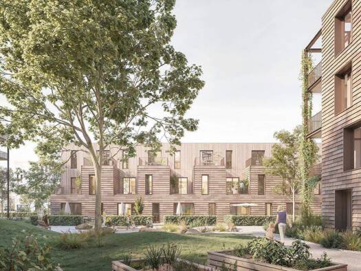 Wohnung zum Kauf - Neubau provisionsfrei 493.000 € 3 Zimmer 66,2 m² 2. Geschoss Ludwigsfeld Neu-Ulm 89231