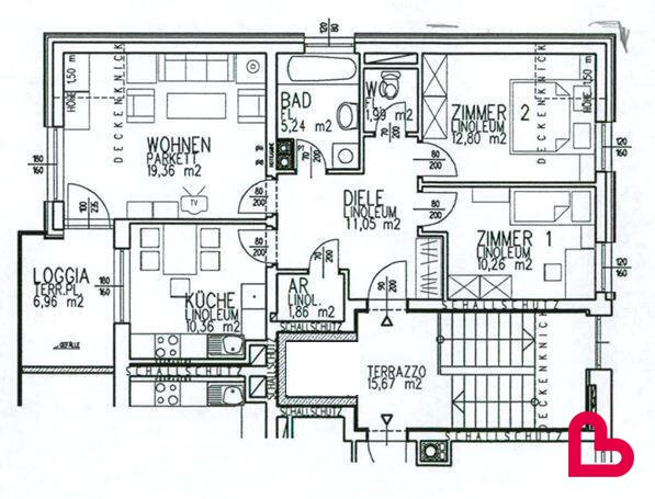 Wohnung zur Miete 799 € 3 Zimmer 79,9 m²<br/>Wohnfläche 3.<br/>Geschoss Mittertreffling 4209