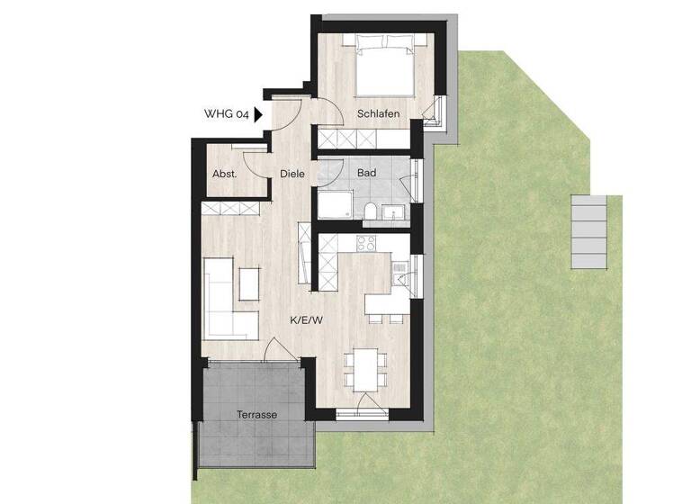 Wohnung zum Kauf - Erstbezug provisionsfrei 441.000 € 2 Zimmer 63,2 m² EG Fliederstraße 9 Pfaffenhofen a d Ilm Pfaffenhofen an der Ilm 85276