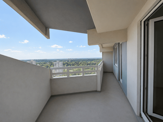 Wohnung zur Miete 615 € 2 Zimmer 66,2 m² 18. Geschoss frei ab sofort Osloer Str. 6 Chorweiler Chorweiler 50765