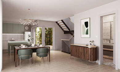 Maisonette zur Miete - Erstbezug 2.621 € 5 Zimmer 104,8 m² frei ab sofort Weißensee Berlin 13088