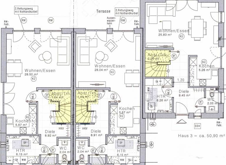 Reihenhaus zur Miete 2.500 € 5 Zimmer 130,2 m² 215 m² Grundstück frei ab sofort Lampéstraße 23 Eidelstedt Hamburg 22523