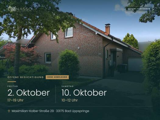 Einfamilienhaus zum Kauf 549.000 € 4 Zimmer 144,3 m² 600 m² Grundstück Maximilian-Kolbe-Straße 29 Bad Lippspringe 33175