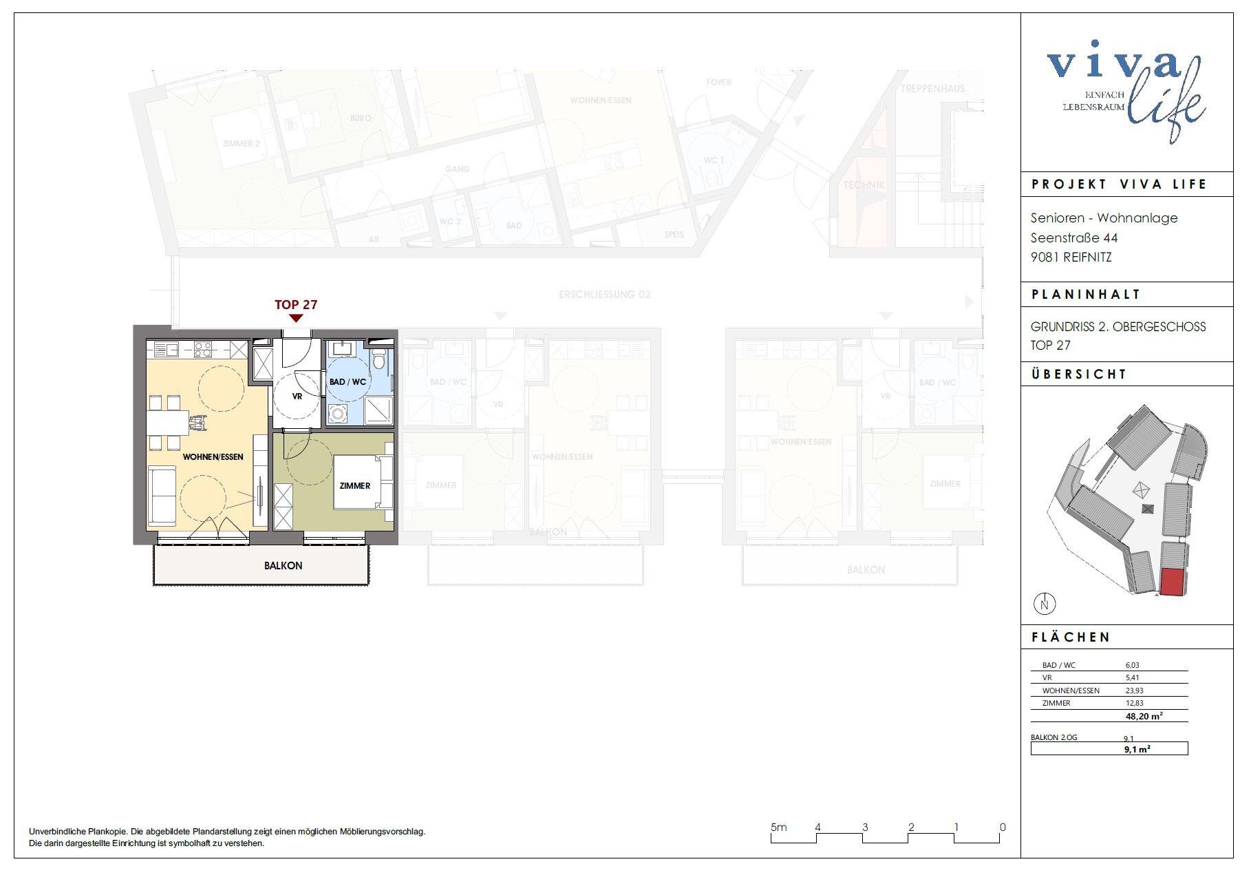 Studio zum Kauf provisionsfrei 327.900 € 2 Zimmer 48,2 m²<br/>Wohnfläche Reifnitz 9081