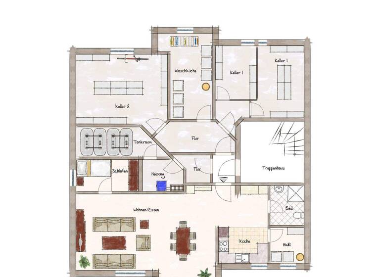 Mehrfamilienhaus zum Kauf 598.000 € 14,5 Zimmer 298 m² 558 m² Grundstück Homburg Triefenstein 97855