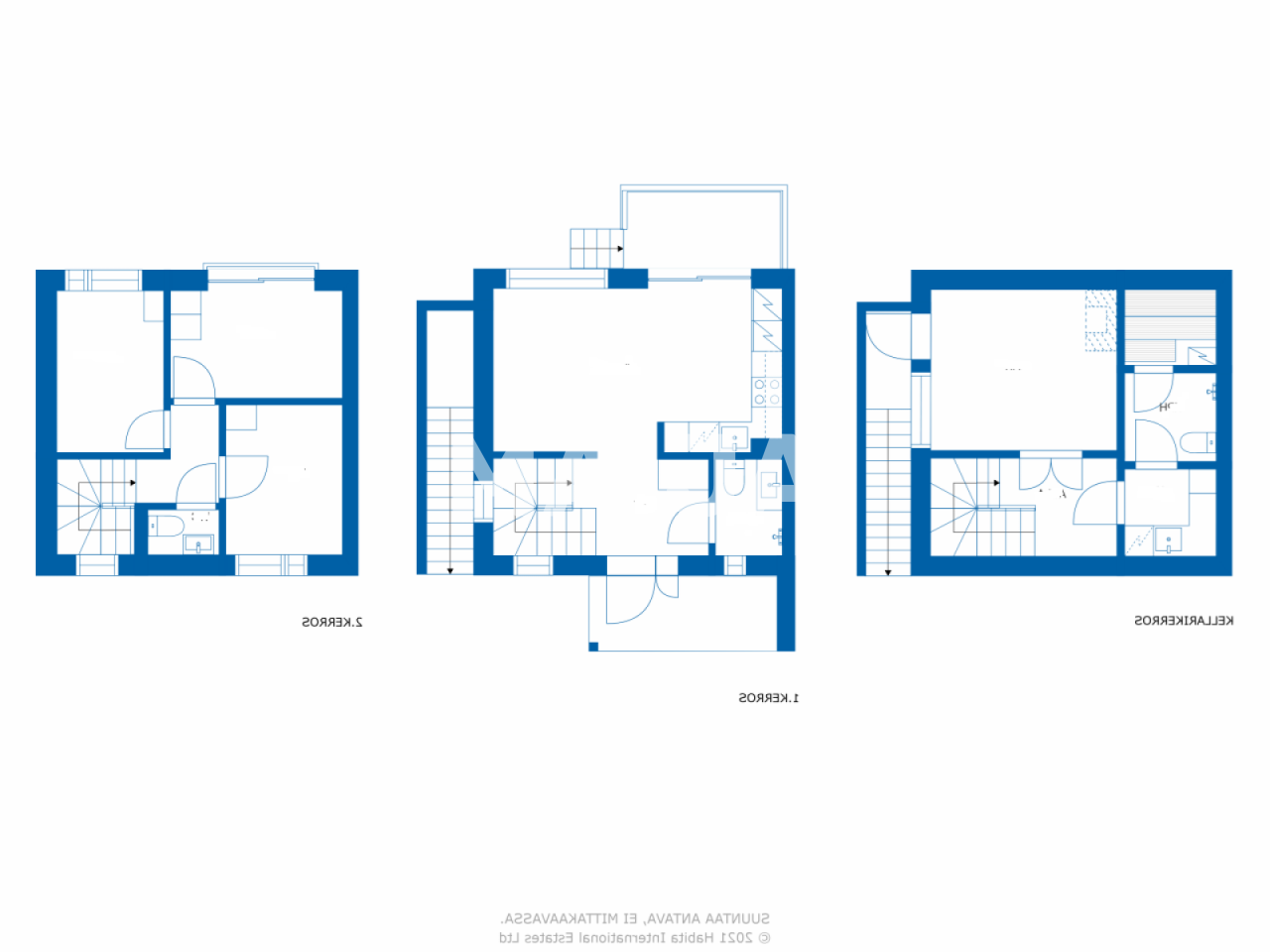 Doppelhaushälfte zum Kauf 449.000 € 4 Zimmer 92,8 m²<br/>Wohnfläche 552 m²<br/>Grundstück Kanneltie 24 Helsinki 00420