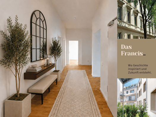 Wohnung zur Miete 2.145 € 4 Zimmer 135,5 m² 4. Geschoss Moningerstraße 11 Weststadt Weststadt 76135