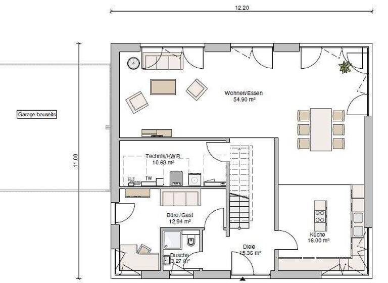 Doppelhaushälfte zum Kauf provisionsfrei 1.479.000 € 5 Zimmer 175 m² 538 m² Grundstück Wittlaer Düsseldorf / Wittlaer 40489