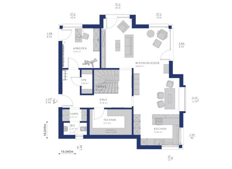 Einfamilienhaus zum Kauf 522.697 € 6 Zimmer 166 m² 1.000 m² Grundstück Lobstädt 04575