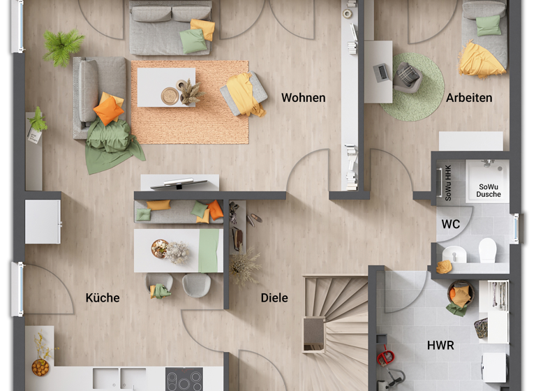 Stadthaus zum Kauf - Erstbezug provisionsfrei 713.565 € 6 Zimmer 164 m² 494 m² Grundstück frei ab sofort Simonshofer Straße 80 Schnaittach 91220