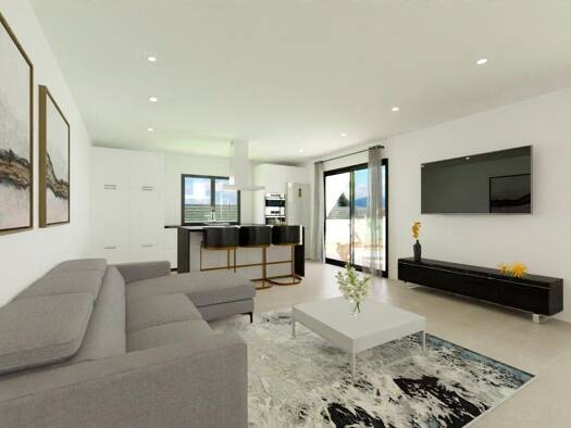 Villa zum Kauf provisionsfrei 368.000 € 4 Zimmer 108 m² 618 m² Grundstück Calle Juan Gris Monforte del Cid 03679