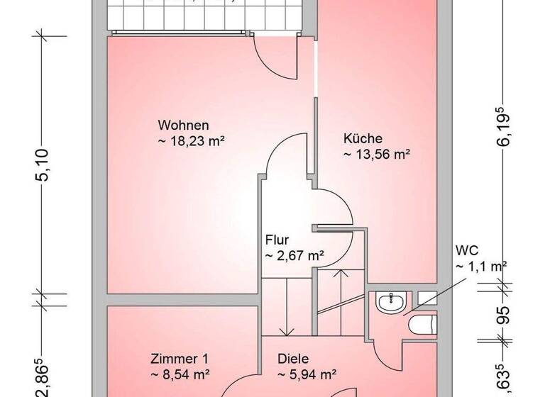 Reihenendhaus zum Kauf 230.000 € 4 Zimmer 87 m² 281 m² Grundstück frei ab sofort Buxtehude 21614