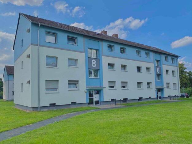 Wohnung zur Miete 576 € 2 Zimmer 55,4 m² 2. Geschoss frei ab 02.09.2026 Pestalozzistraße 6 Küppersteg Leverkusen 51373