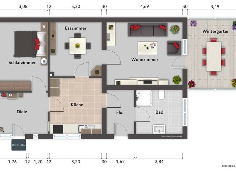 Bungalow zum Kauf provisionsfrei 179.000 € 3 Zimmer 89 m² 508 m² Grundstück Billstedt Hamburg 22119