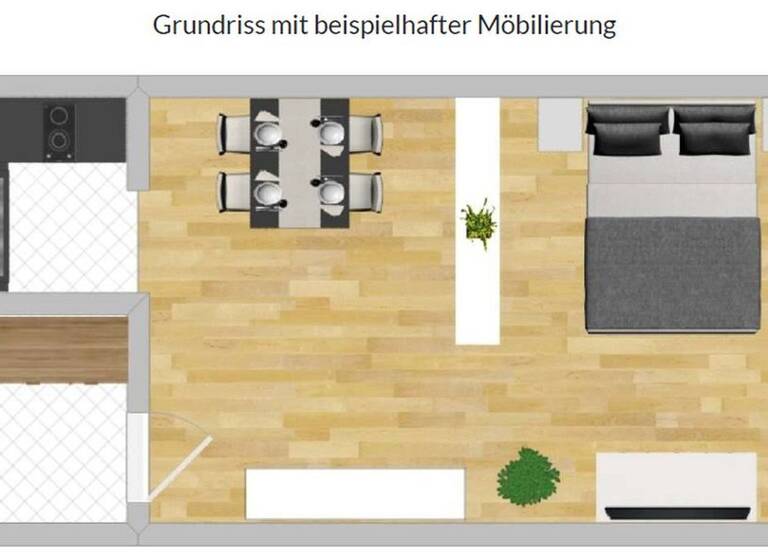 Studio zur Miete 890 € 1 Zimmer 46 m² EG Am Briel 51A Petershausen Konstanz 78467
