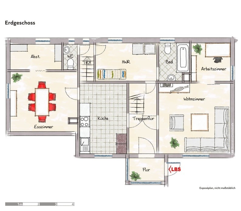 Doppelhaushälfte zum Kauf 53.000 € 6 Zimmer 123,4 m²<br/>Wohnfläche 1.306 m²<br/>Grundstück Großbreitenbach 98701