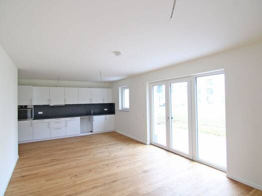 Terrassenwohnung zur Miete - Erstbezug 1.399 € 3 Zimmer 95,5 m² EG frei ab sofort Karl-Liebknecht-Straße 151a Zeesen Königs Wusterhausen 15711