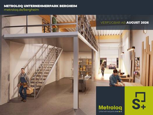 Lagerhalle zur Miete - Erstbezug provisionsfrei 1.550 € 205 m² Lagerfläche Willy-Messerschmitt-Straße 20 Paffendorf Bergheim 50126