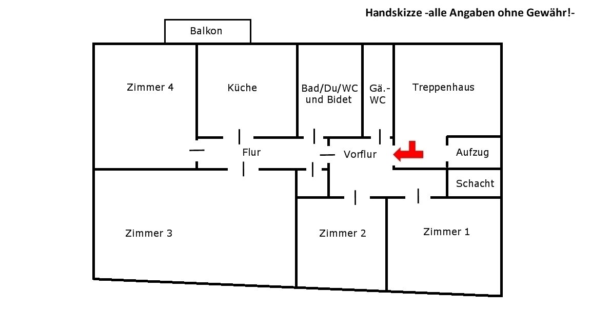 Wohnung zur Miete 1.500 € 4 Zimmer 175 m²<br/>Wohnfläche 3.<br/>Geschoss Große Burgstraße 55-57 Innenstadt Lübeck / Innenstadt 23552