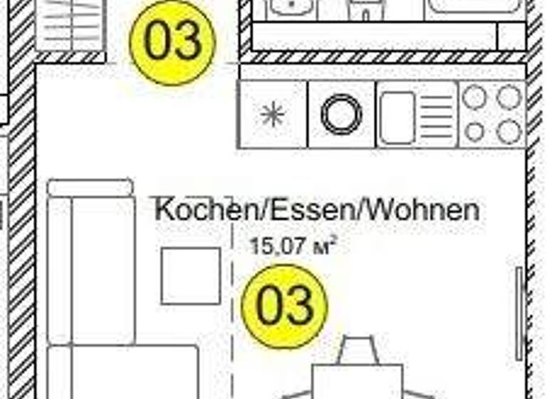 Studio zum Kauf provisionsfrei 112.000 € 1 Zimmer 26,4 m² EG frei ab 01.12.2026 Pfullendorf 88630