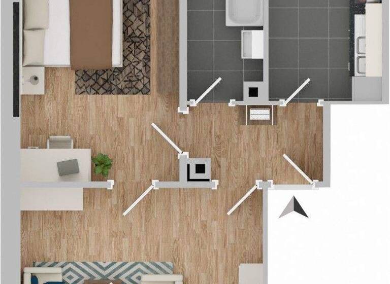 Wohnung zum Kauf 230.000 € 2 Zimmer 52,1 m² 2. Geschoss Ost Stuttgart 70188