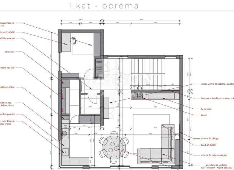 Einfamilienhaus zum Kauf 1.100.000 € 4 Zimmer Kostrena 51221
