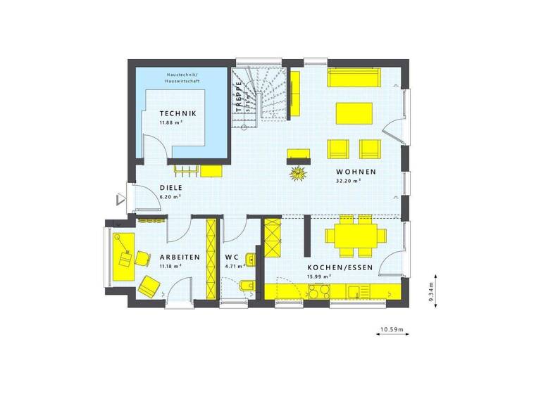 Einfamilienhaus zum Kauf 488.258 € 6 Zimmer 170 m² 658 m² Grundstück Laugna Wertingen 86502