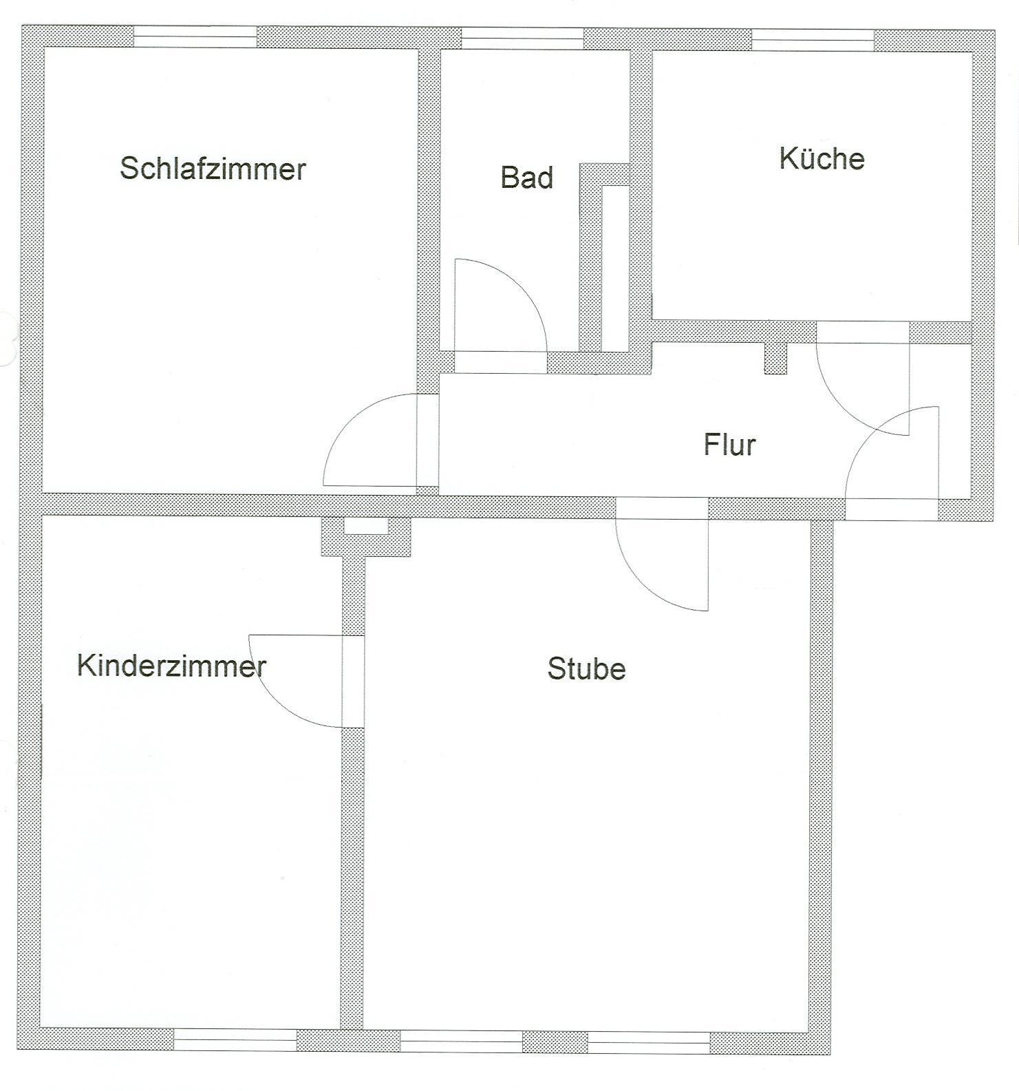 Wohnung zur Miete 362 € 3 Zimmer 63,7 m²<br/>Wohnfläche 2.<br/>Geschoss Wiesestraße 143 Debschwitz 4 Gera 07546