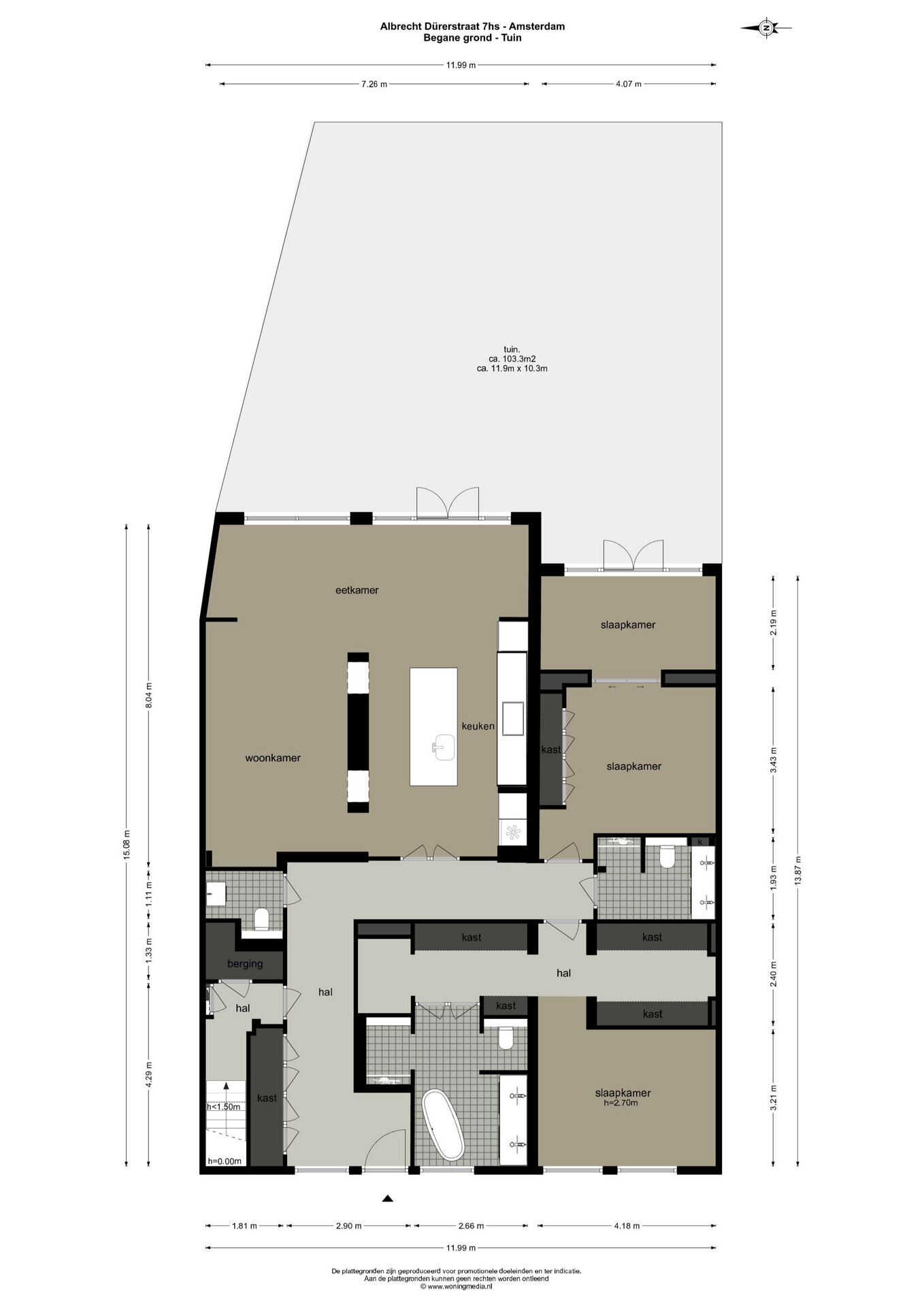 Haus zum Kauf 2.495.000 € 6 Zimmer 213 m²<br/>Wohnfläche albrecht durerstraat 7 amsterdam 1077 LS