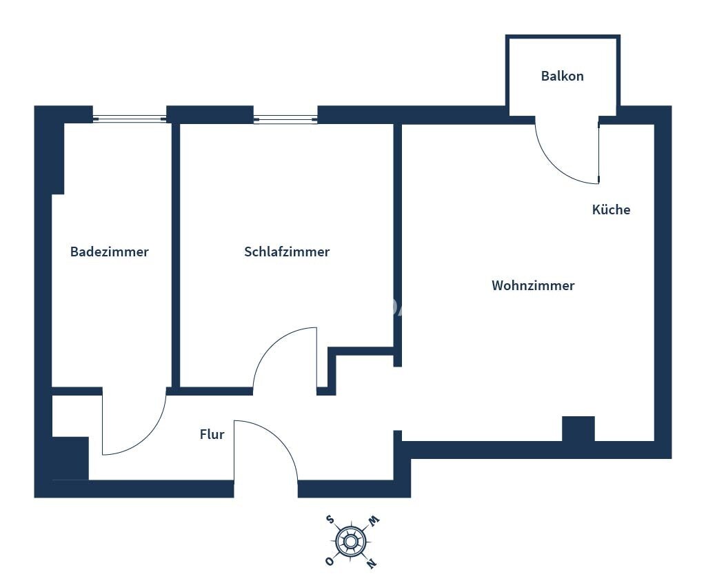 Wohnung zum Kauf 119.000 € 2 Zimmer 42 m²<br/>Wohnfläche EG<br/>Geschoss ab sofort<br/>Verfügbarkeit Freudenburg Freudenburg 54450