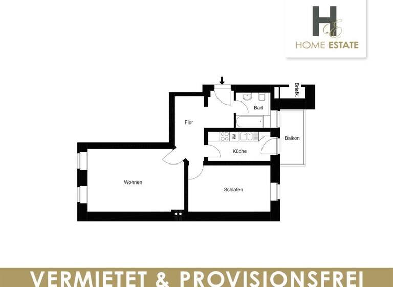 Wohnung zum Kauf provisionsfrei als Kapitalanlage geeignet 239.000 € 2 Zimmer 65 m²<br/>Wohnfläche Fregestraße 9 Zentrum-Nordwest Leipzig 04105