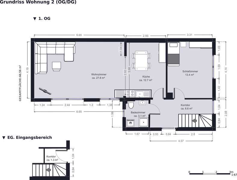 Wohnung zum Kauf provisionsfrei 700 € 3 Zimmer 105 m²<br/>Wohnfläche ab sofort<br/>Verfügbarkeit Am Schöneck Neuland Speyer 67346