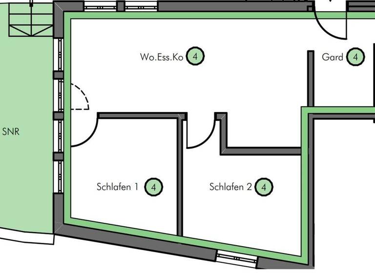 Terrassenwohnung zum Kauf provisionsfrei 289.000 € 3 Zimmer 72,4 m² frei ab sofort Erlanger Straße 11 Heßdorf 91093