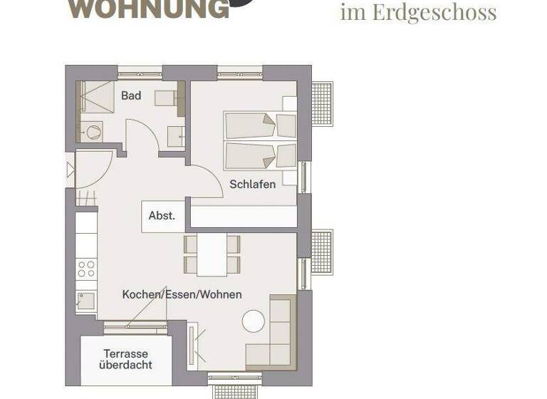 Wohnung zum Kauf - Erstbezug 256.000 € 2 Zimmer 43,3 m² EG Neumarkt Neumarkt in der Oberpfalz 92318
