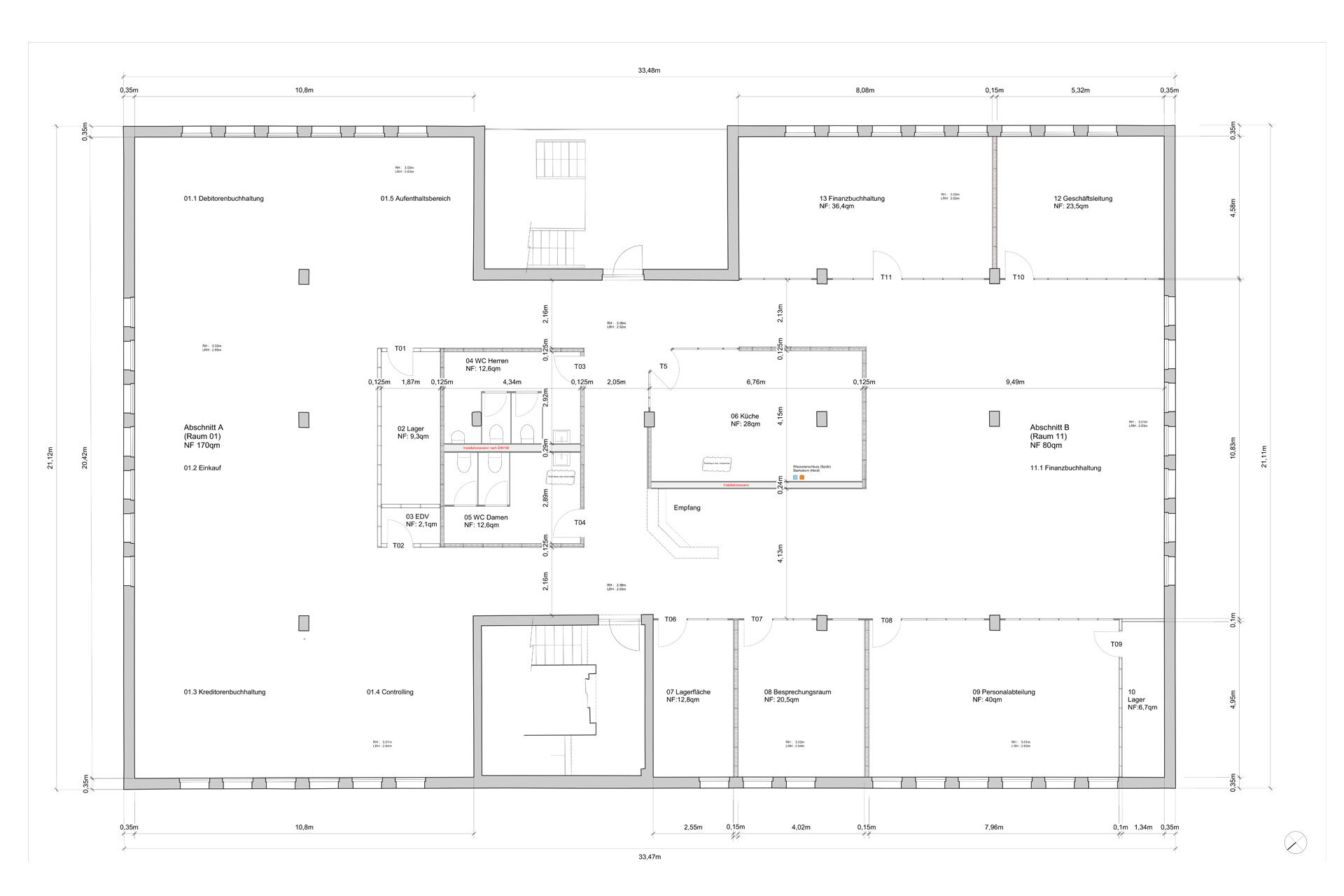 Büro-/Praxisfläche zum Kauf provisionsfrei 3.500.000 € 600 m²<br/>Bürofläche Mertert 6637