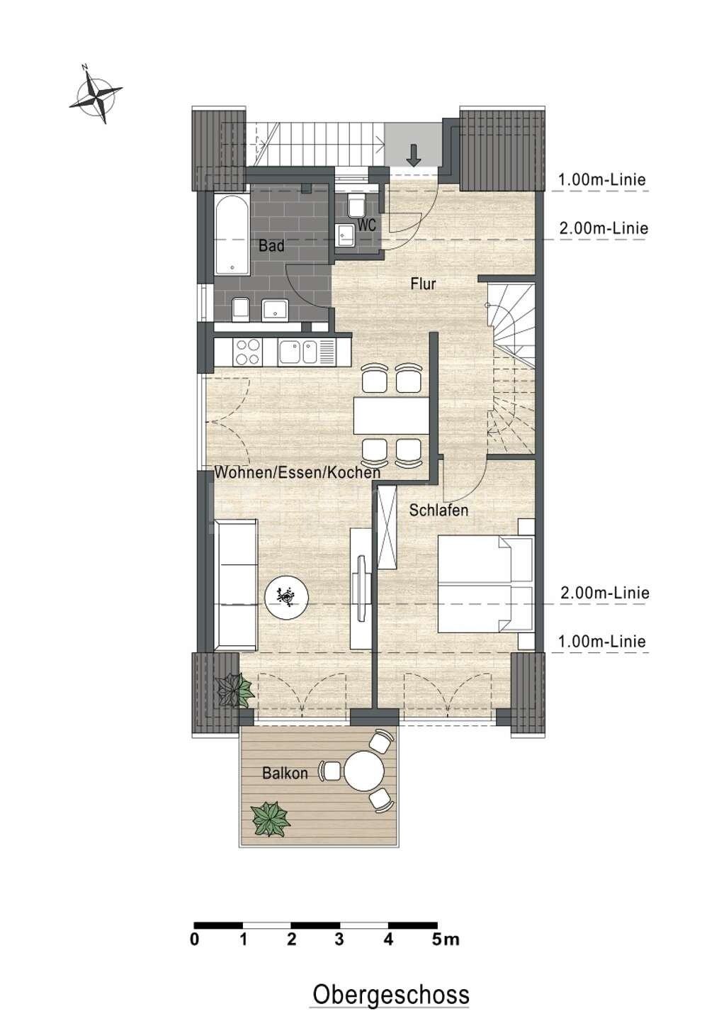 Wohnung zum Kauf 399.000 € 3 Zimmer 84,3 m²<br/>Wohnfläche 1.<br/>Geschoss Menden Sankt Augustin 53757