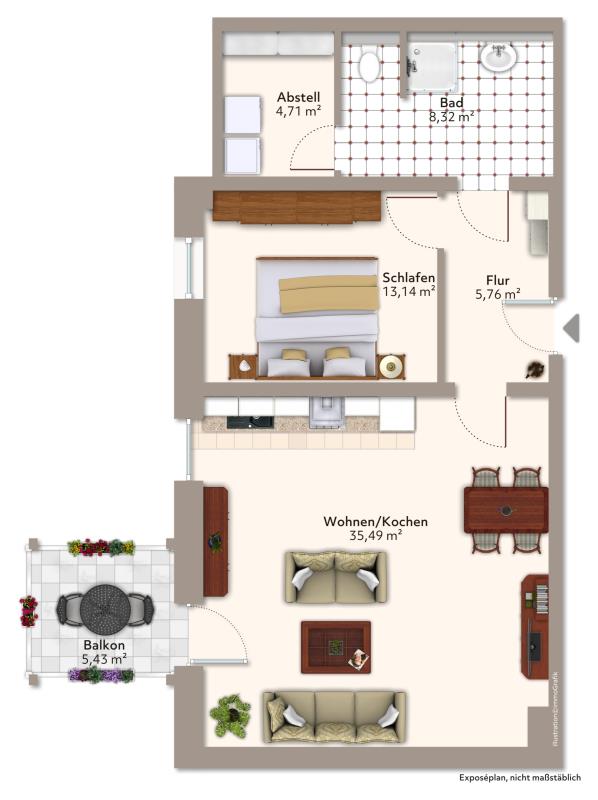 Wohnung zum Kauf 219.000 € 2 Zimmer 70,2 m²<br/>Wohnfläche Barenburg Emden 26725