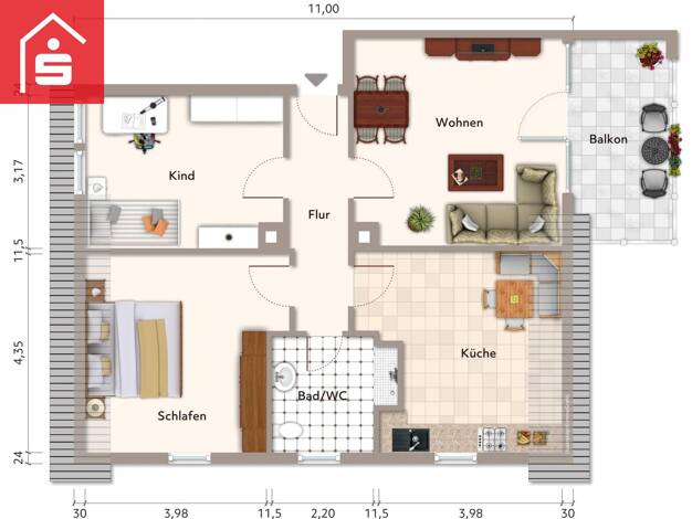 Wohnung zum Kauf 142.200 € 3 Zimmer 74,8 m² Bigge Olsberg 59939