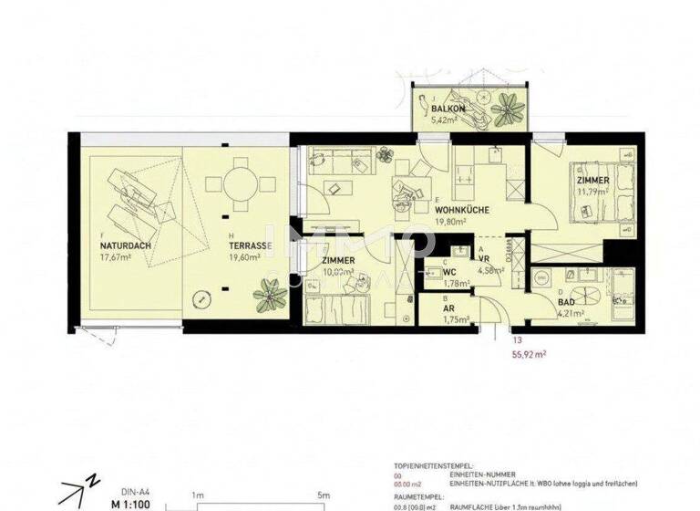 Wohnung zum Kauf - Erstbezug provisionsfrei 396.500 € 3 Zimmer 55,9 m² 1. Geschoss Gerasdorf bei Wien 2201