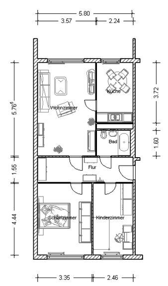 Wohnung zur Miete 435 € 3 Zimmer 69,4 m²<br/>Wohnfläche 1.<br/>Geschoss 01.01.2025<br/>Verfügbarkeit Heilbronner Str. 7 Grünau - Mitte Leipzig 04209