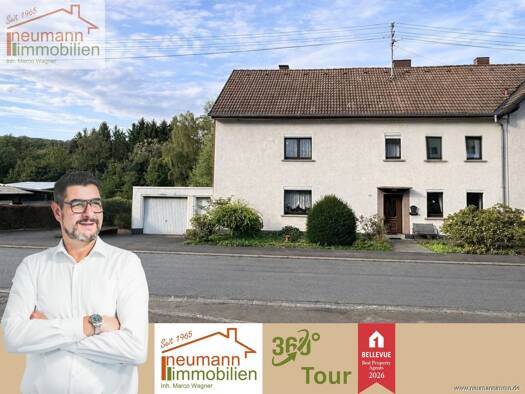 Doppelhaushälfte zum Kauf 200.000 € 8 Zimmer 166 m² 578 m² Grundstück Hauptstraße 10 Hundsdorf 56235