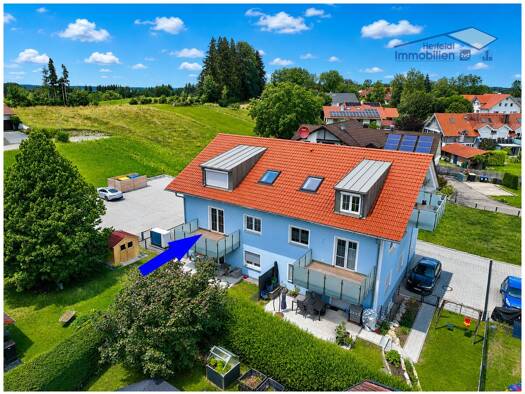 Wohnung zur Miete - Erstbezug 990 € 3 Zimmer 76 m² 1. Geschoss Issing Vilgertshofen / Issing 86946
