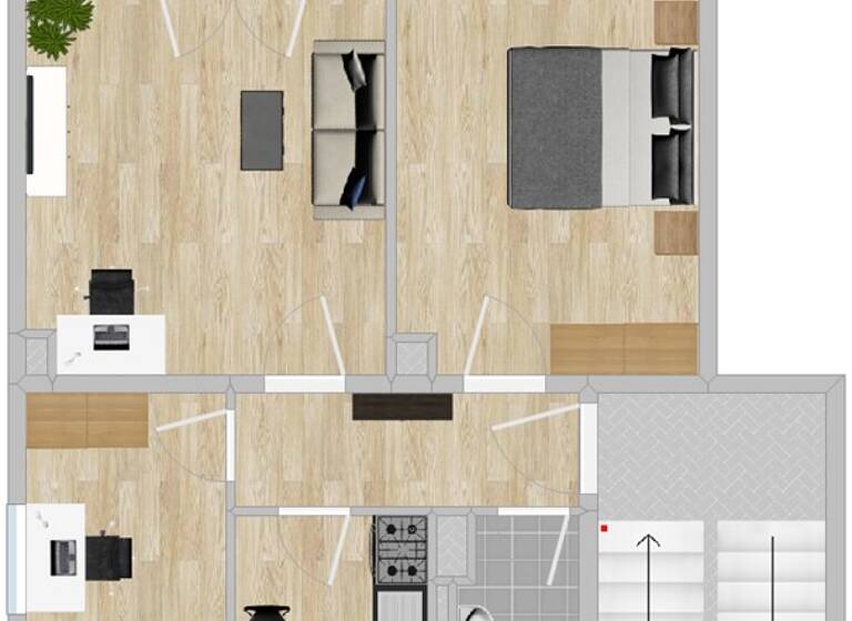 Wohnung zur Miete 367 € 3 Zimmer 61,1 m²<br/>Wohnfläche 3.<br/>Geschoss Sonnenweg 5 Pausitzer Delle Riesa 01589