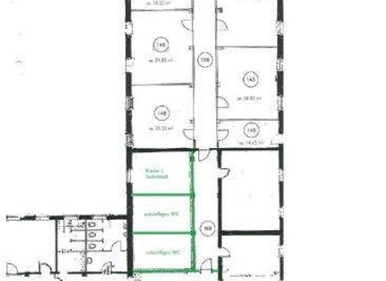 Bürofläche zur Miete provisionsfrei 470 m² Bürofläche Konrad-Adenauer-Platz 1 Innenstadt Hof 95028